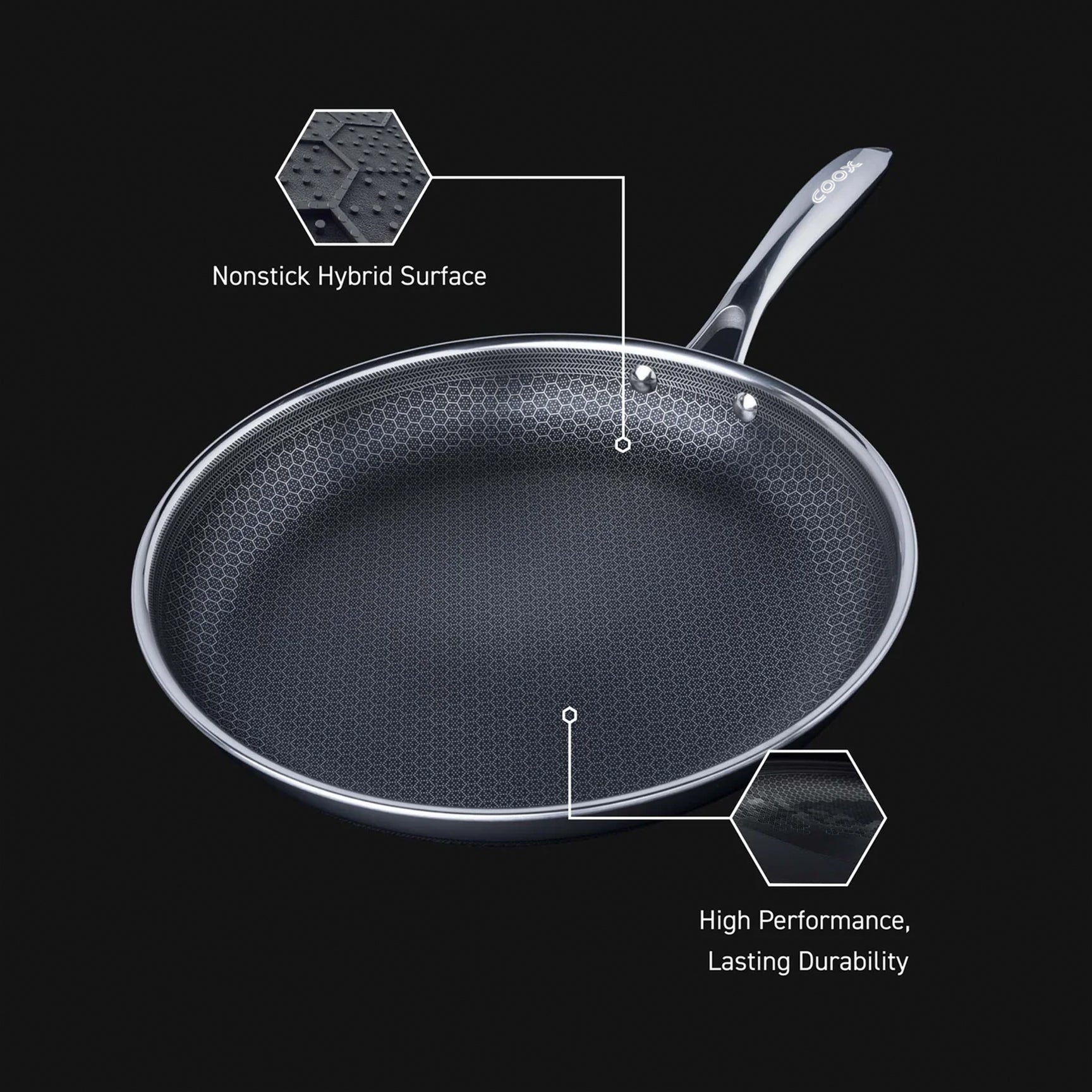Hybrid Fry Pan – 30 cm (With Lid)